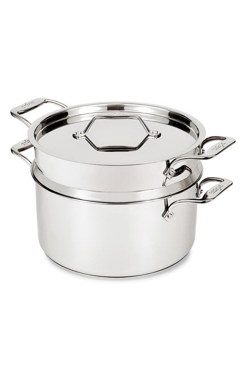 Simply Strain 8-Quart Stainless Steel Multipot with Insert
