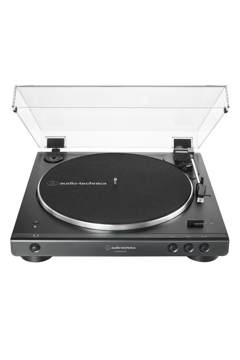AT-LP60XBT-USB Fully Automatic Belt-Drive Turntable with Bluetooth, Main, color, Black