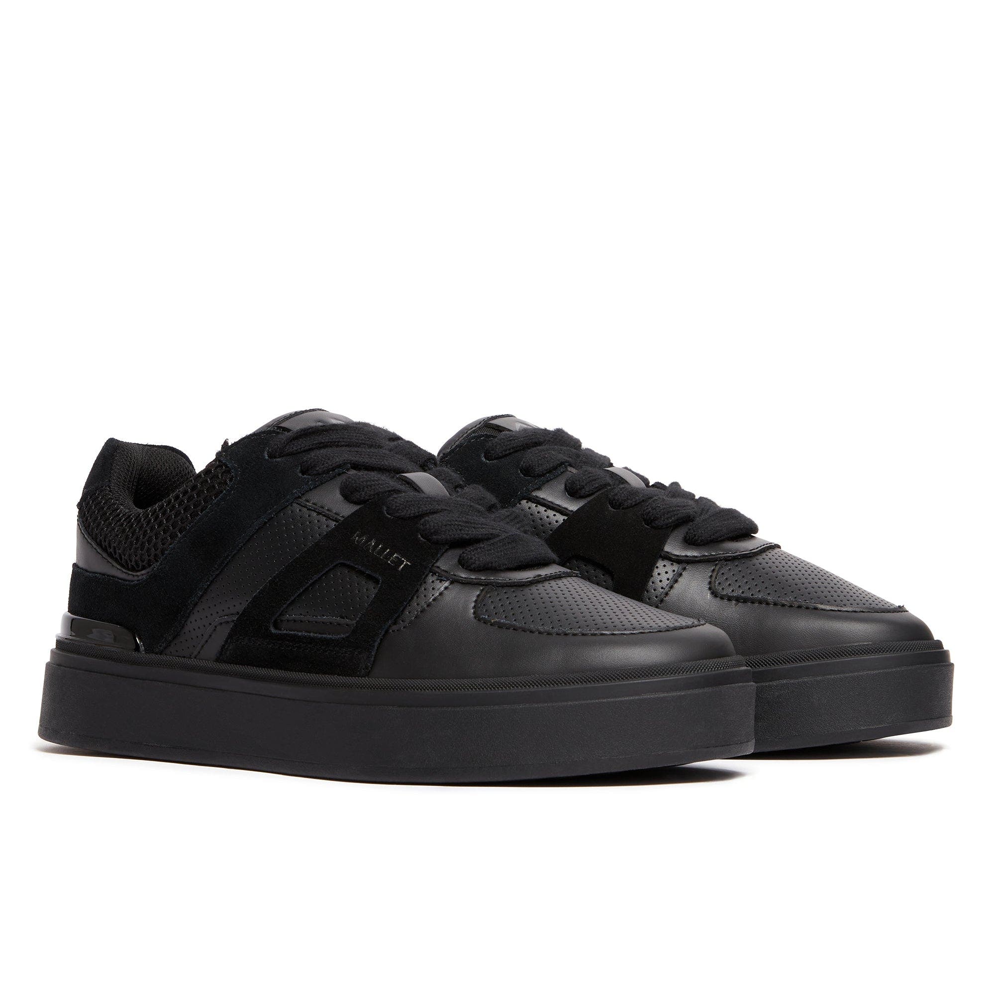 MALLET Fenchurch Skate-Style Sneakers, Alternate, color, Black