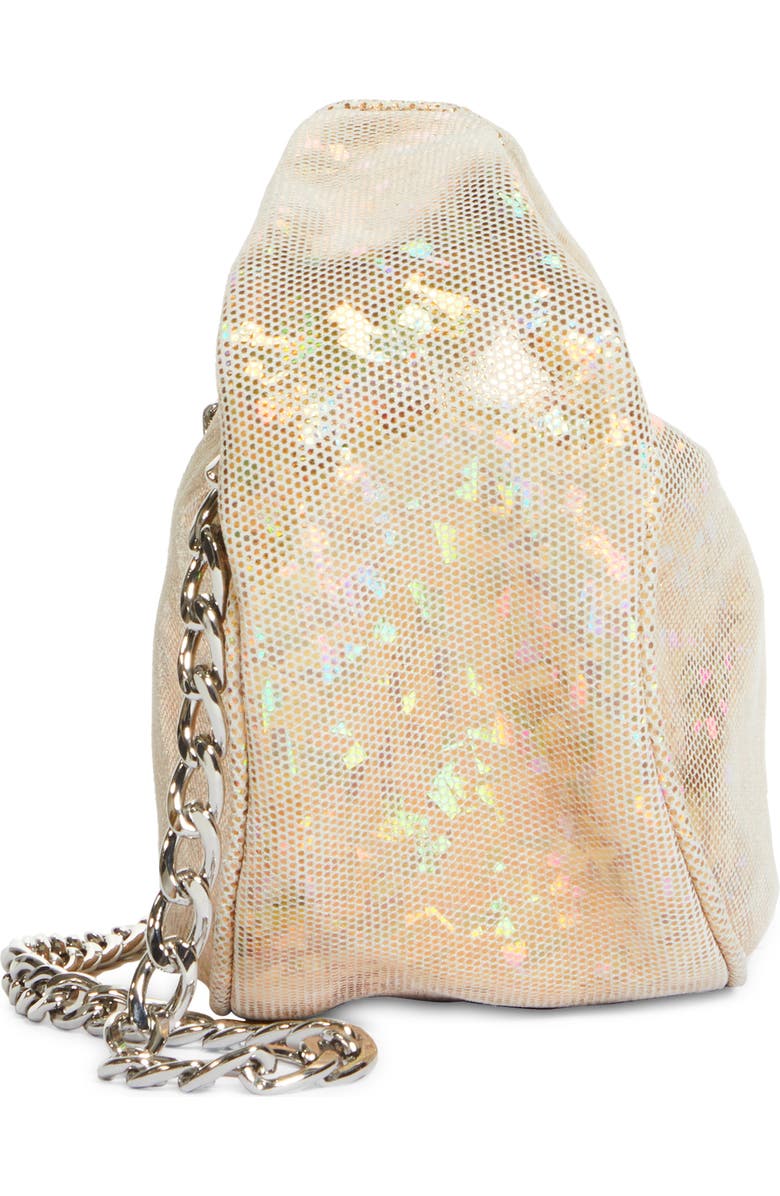 By Far Baby Cush Hologram Leather Bag, Alternate, color,
