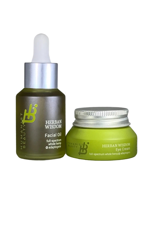 Herban Wisdom Eye Cream and Facial Oil Set