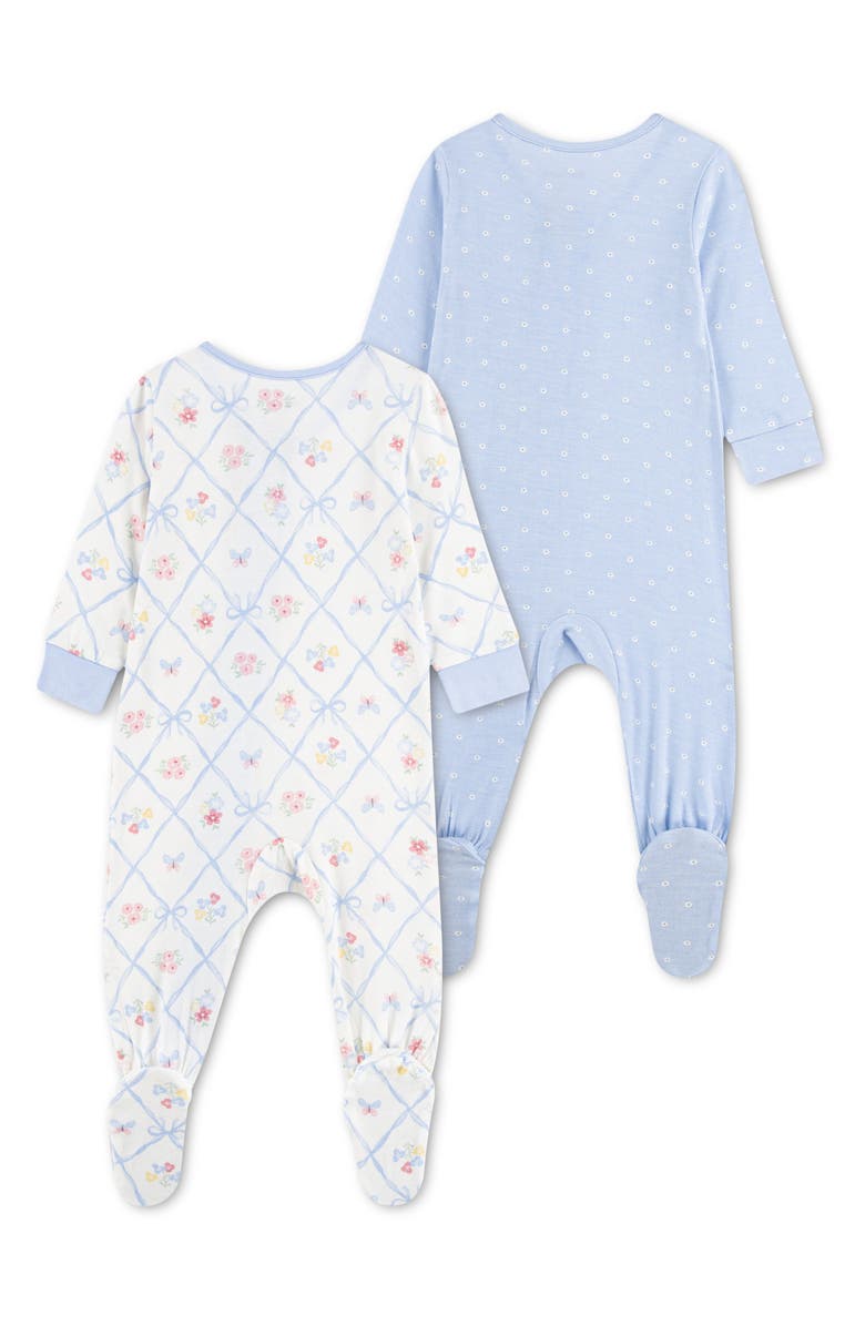 Huggies 2-Pack Stretch Viscose Footies, Alternate, color, Windsurfer