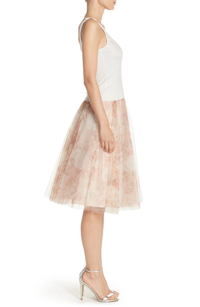 Jenny Yoo Lucy Print Tulle Skirt, Alternate, color,