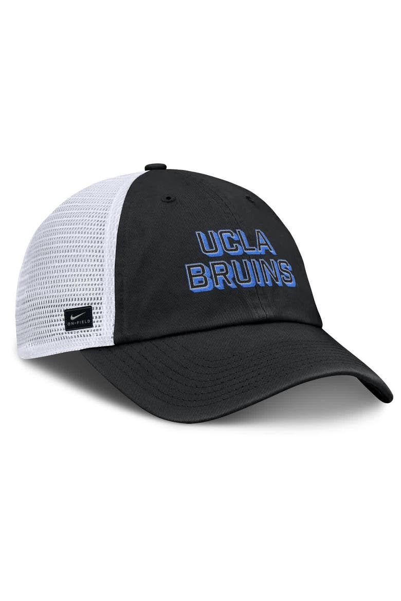 Men's Jordan Brand Black UCLA Bruins 2025 Gameday On-Field Club Adjustable Trucker Hat, Alternate, color, Black