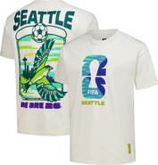Outerstuff Men's Outerstuff  Cream 2026 FIFA World Cup Seattle Host City Local Oversized T-Shirt