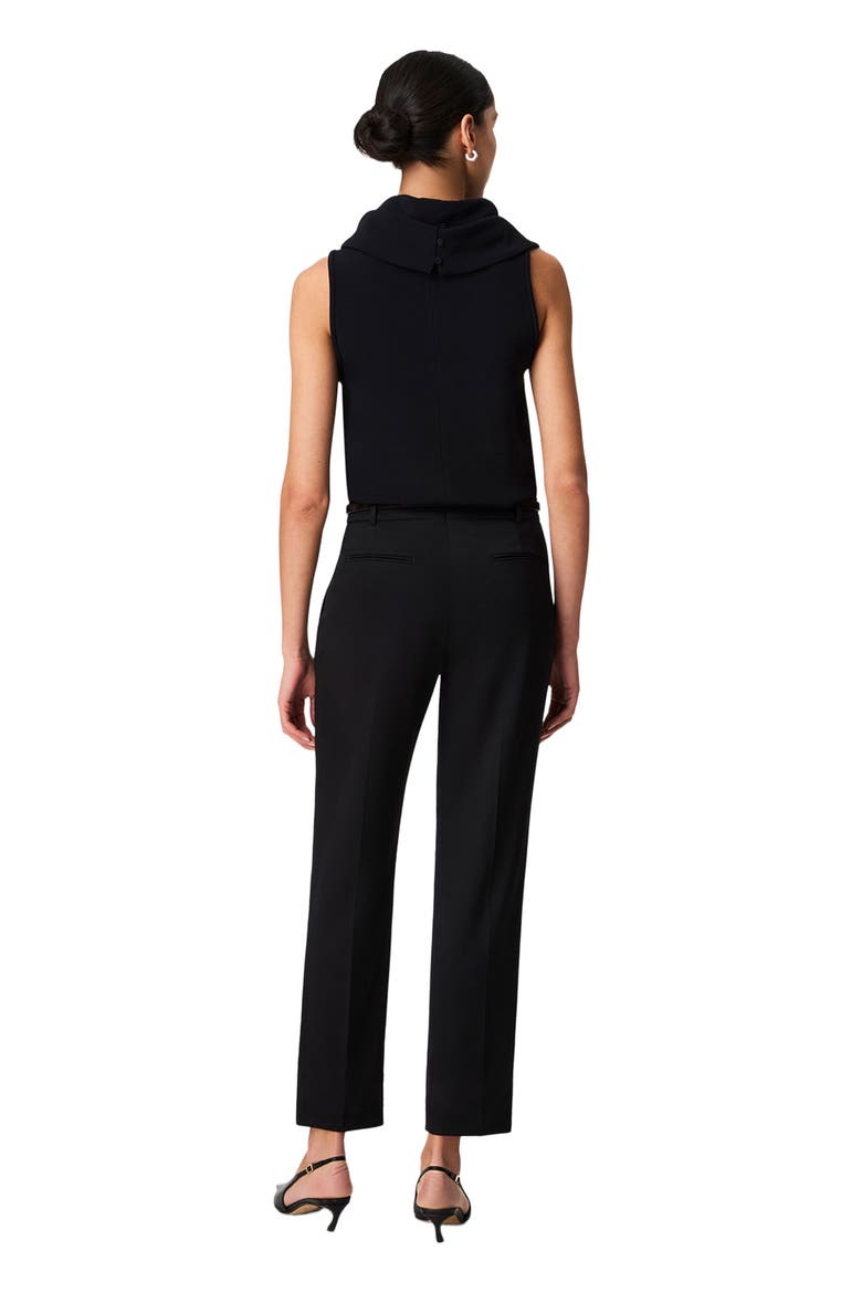 Cowl Neck Blouse, Alternate, color, Black