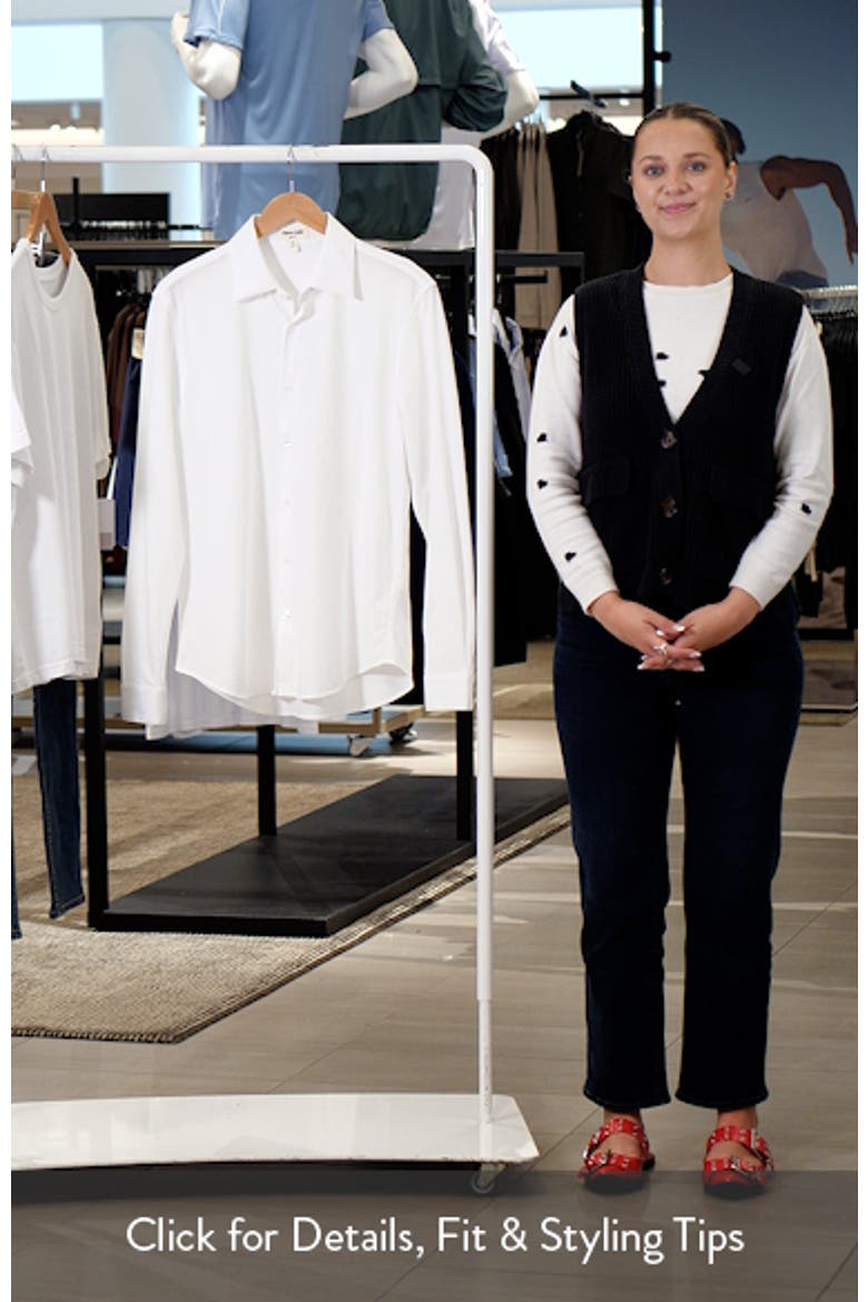 Slim Fit Solid Dress Shirt video
