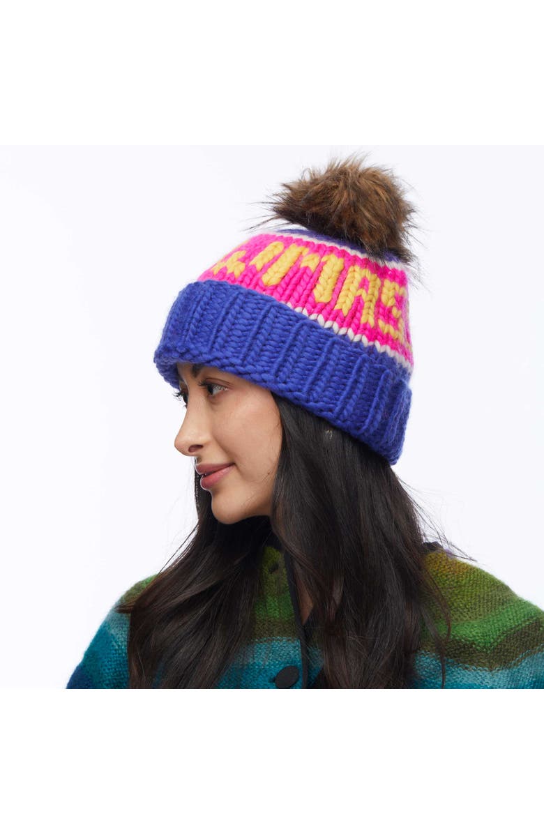 Lele Sadoughi Snowmass Beanie, Alternate, color, Arctic Pink 650