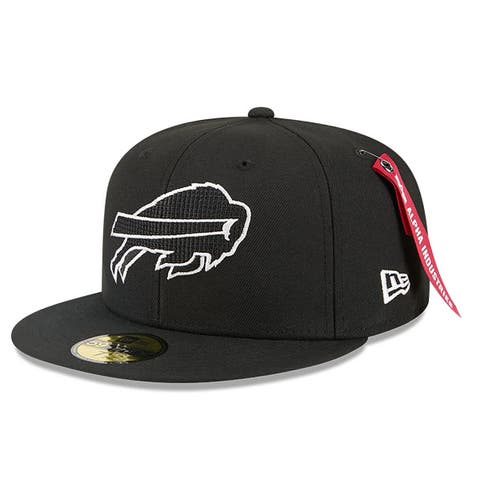Men's New Era x Alpha Industries  Black Buffalo Bills 59FIFTY Fitted Hat