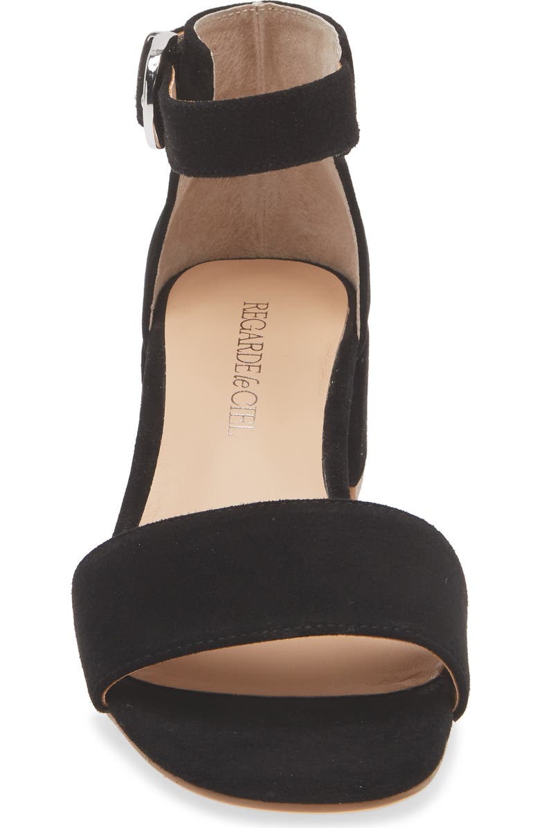 Regarde Le Ciel Yeremi Ankle Strap Sandal, Alternate, color, Etna Black