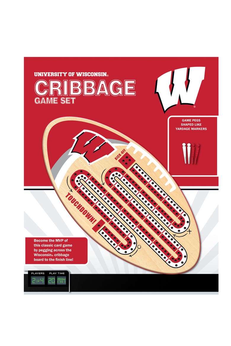 Wisconsin Badgers Cribbage, Main, color, Multicolor