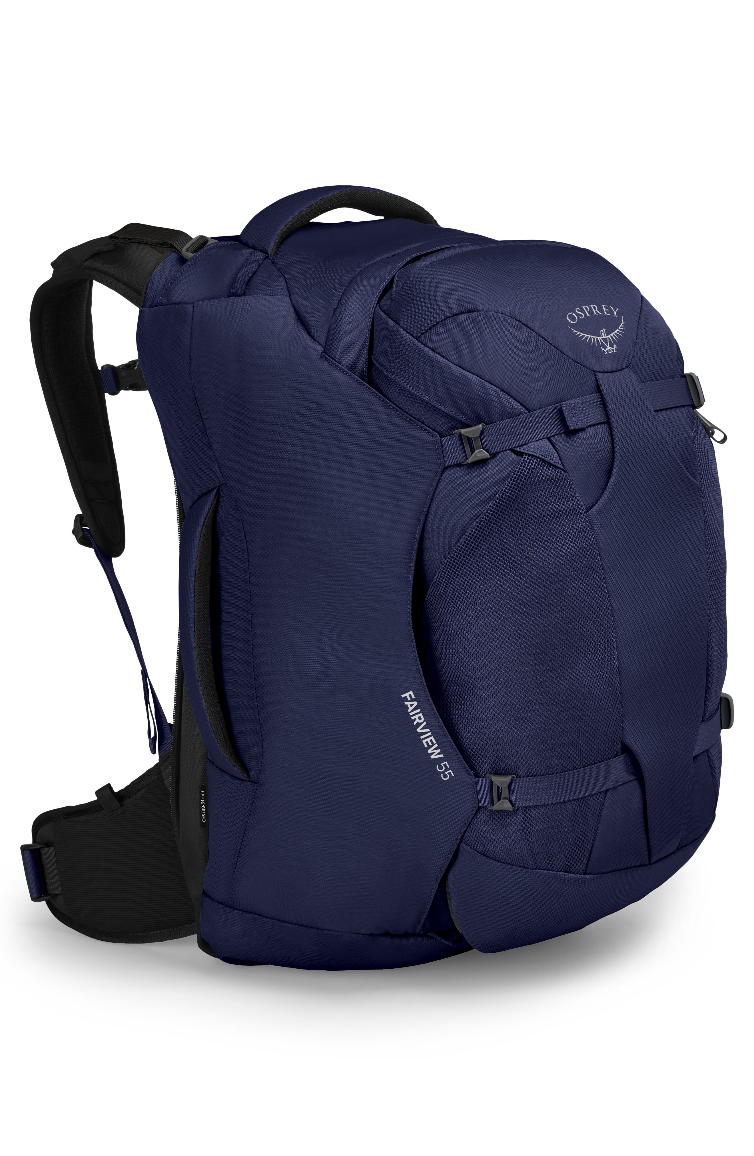 Fairview 55-Liter Travel Backpack, Alternate, color, WINTER NIGHT BLUE