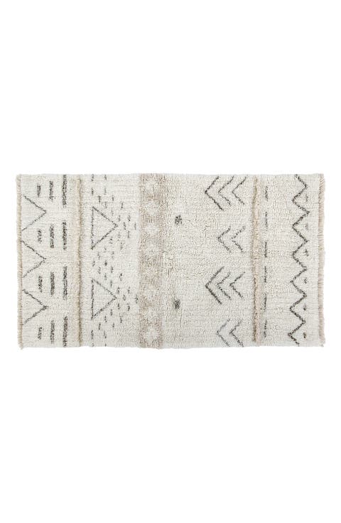 Washable Wool & Recycled Cotton Rug