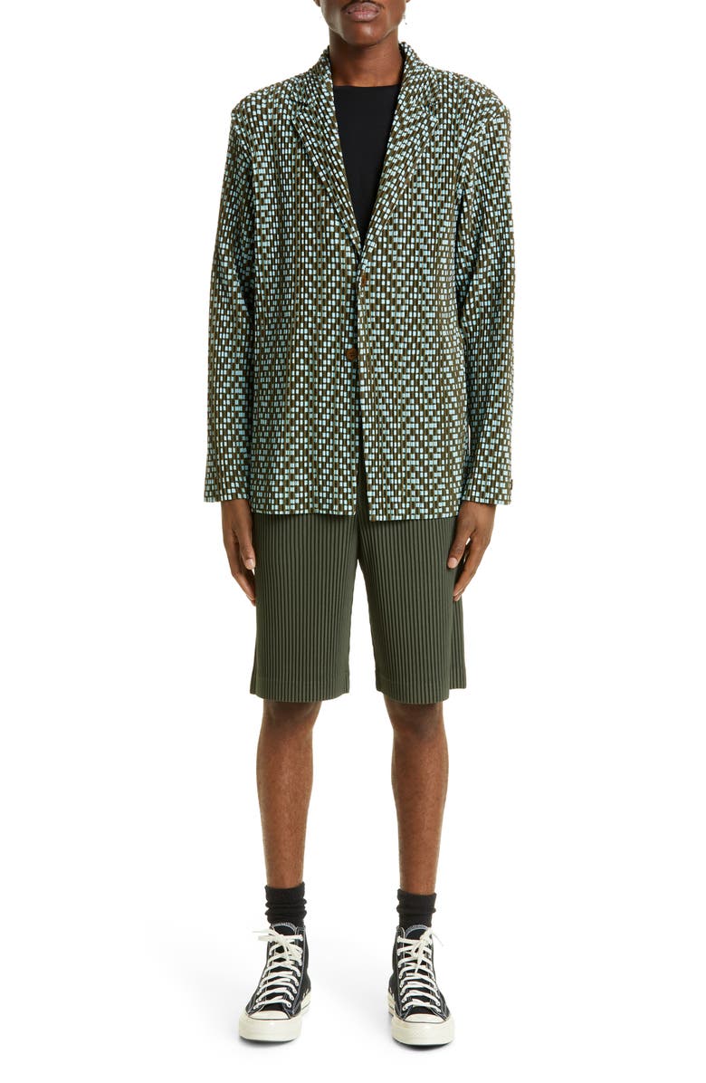 Homme Plissé Issey Miyake Cedar Pleated Sport Coat, Alternate, color, 