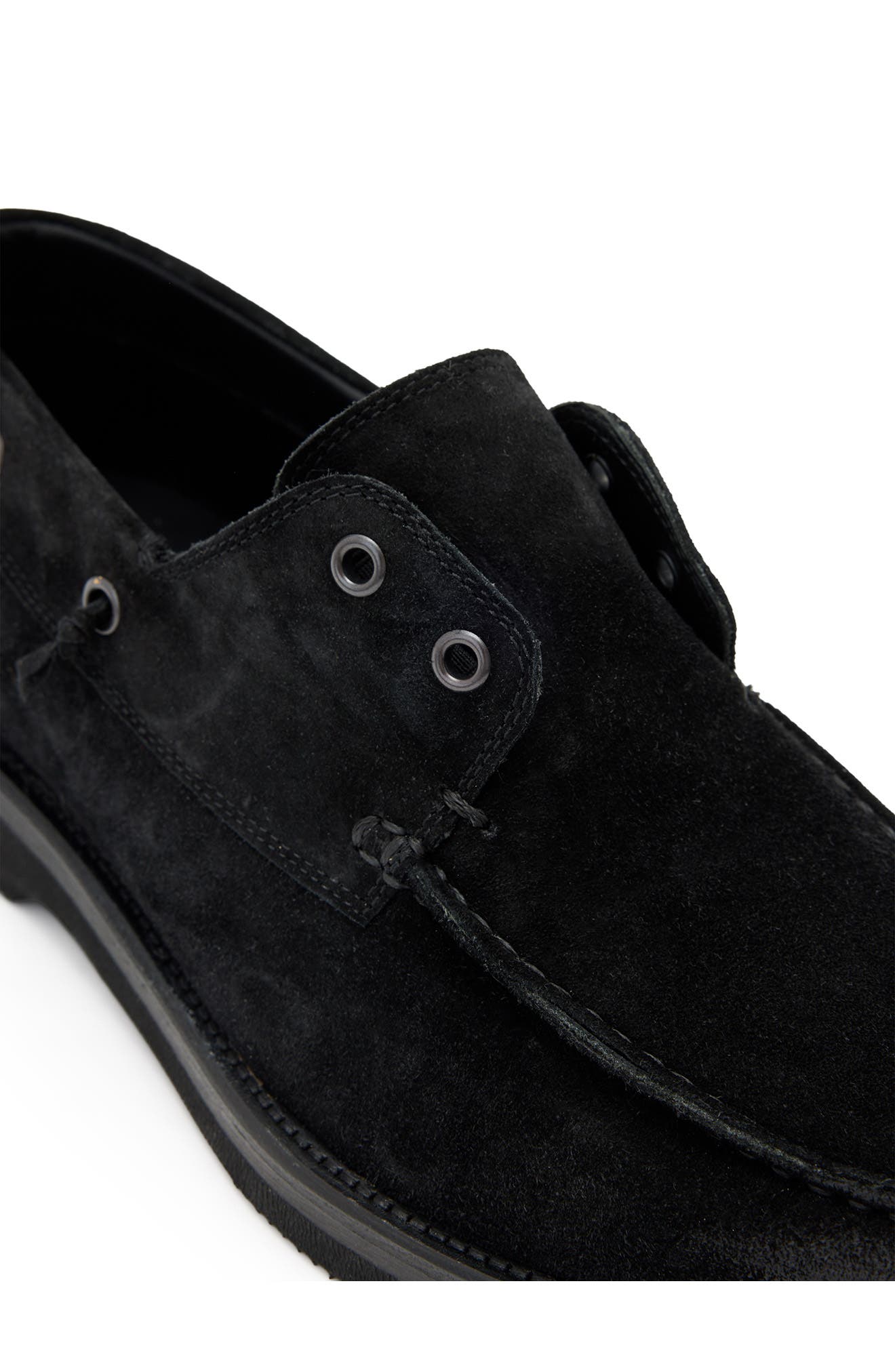 John Varvatos Varick Deck Shoe, Alternate, color, Black