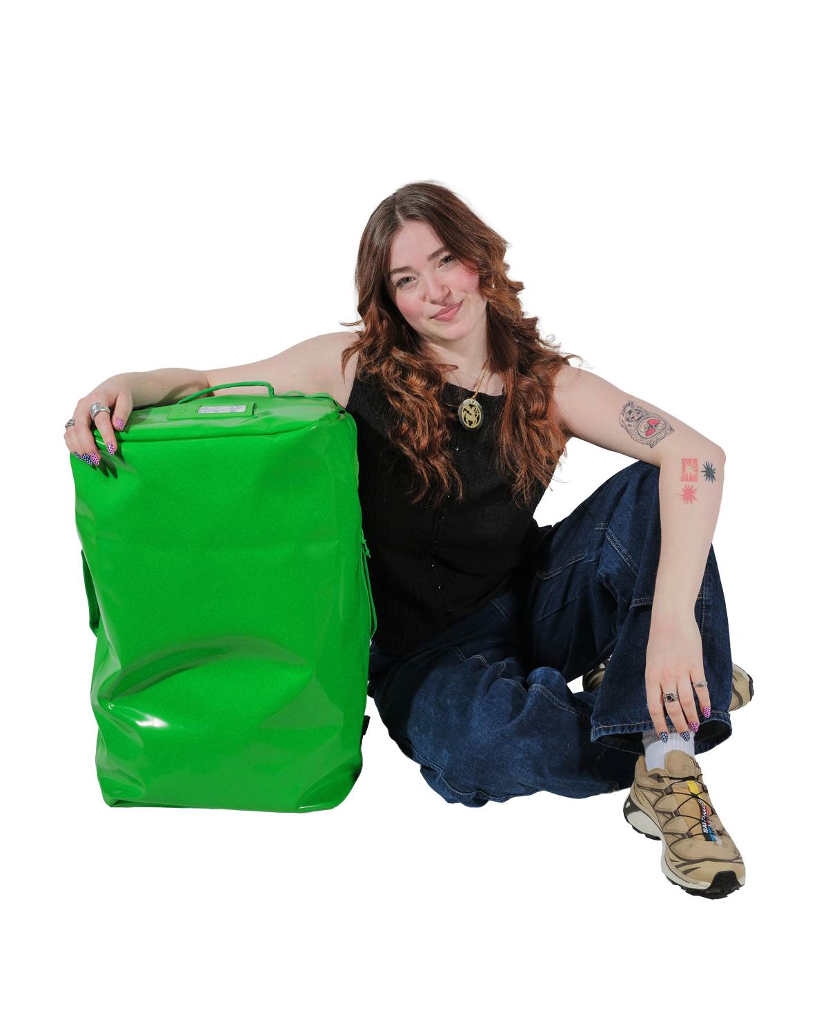 Baboon to the Moon New Go-Bag Duffle Big 60L, Alternate, color, Green