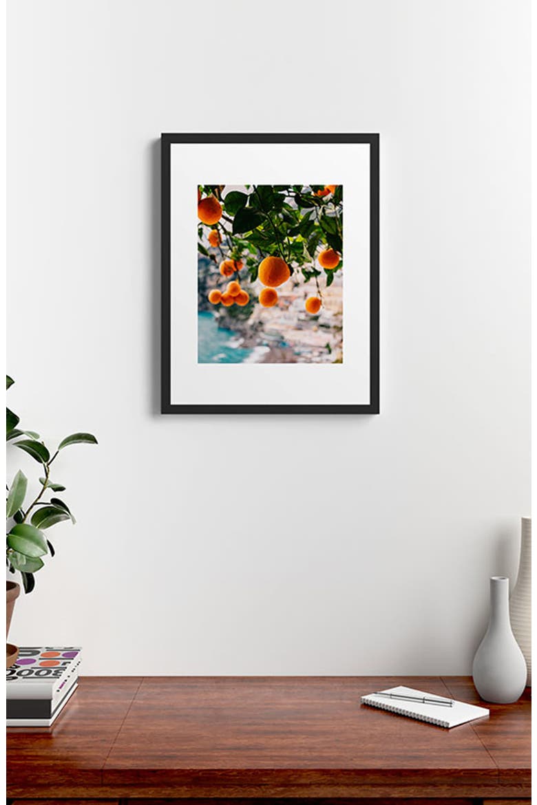 Alam Framed Wall Art, Alternate, color, ORANGE