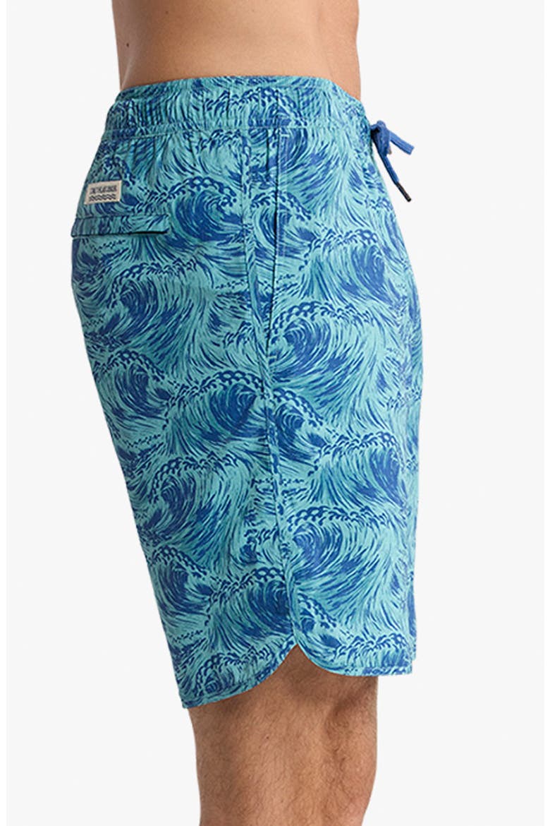 The Anchor Swim Trunks, Alternate, color, RUSHING WAVES