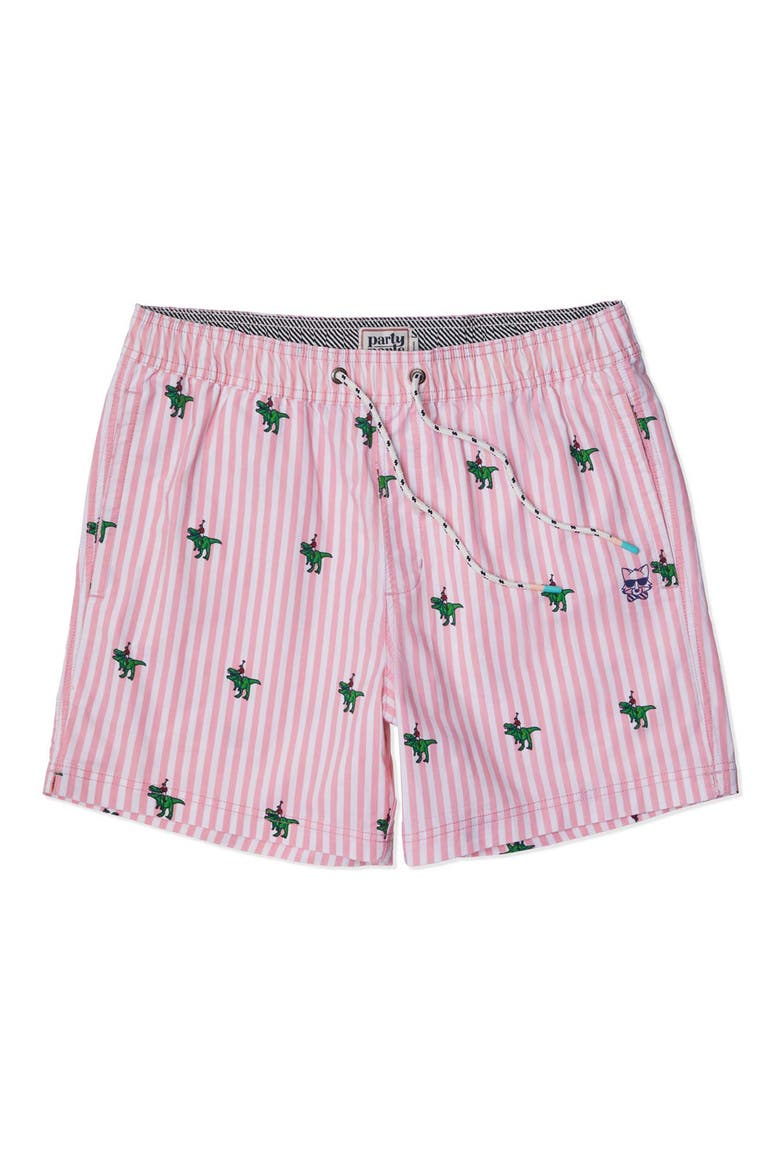 T-Flex Swim Shorts, Alternate, color, PINK