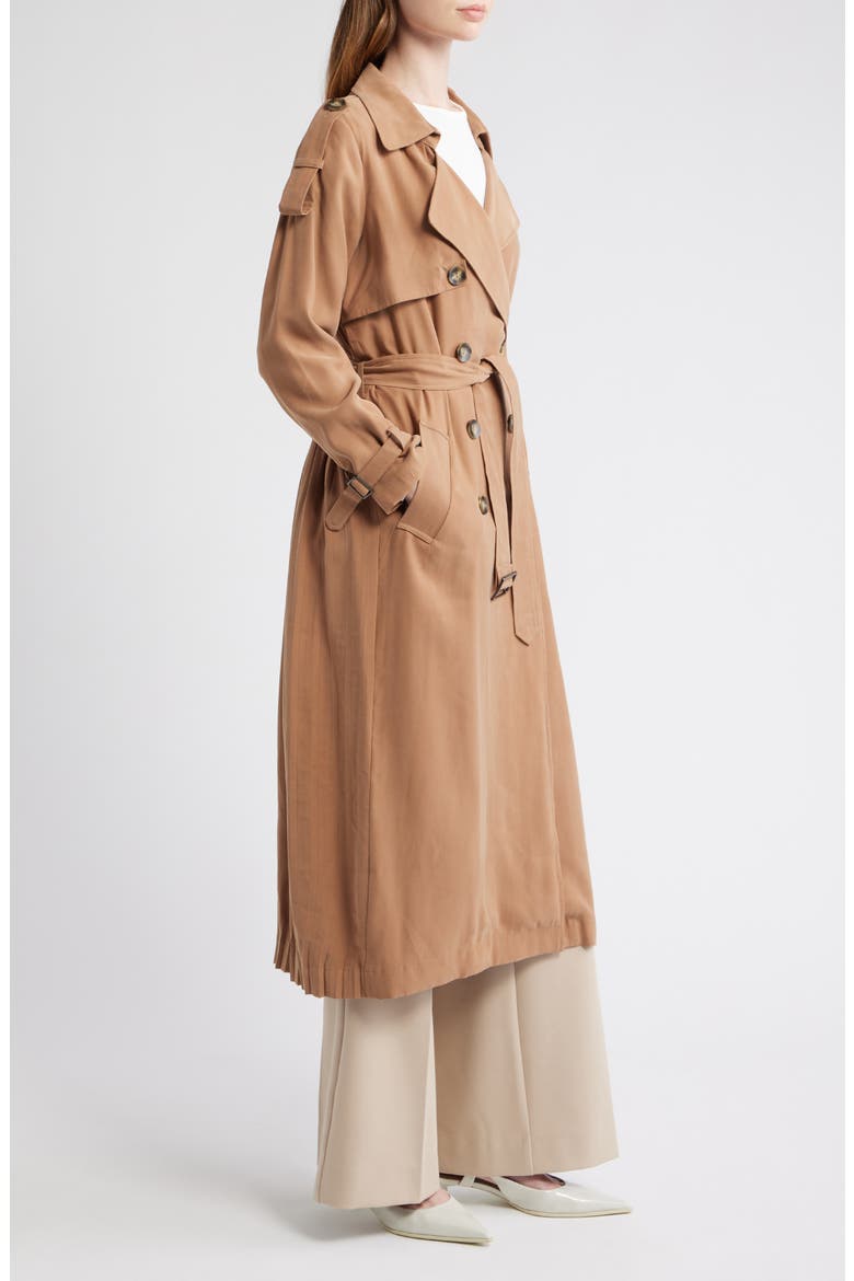Hayden Trench Coat, Alternate, color, TAUPE