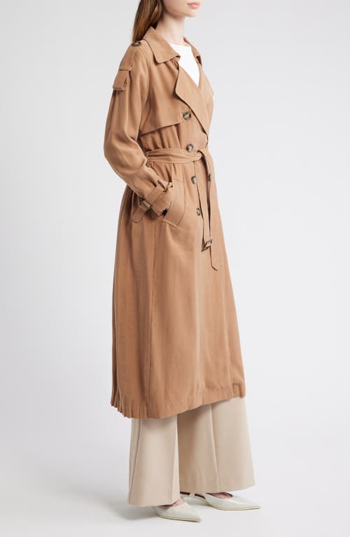 Dra Hayden Trench Coat In Brown