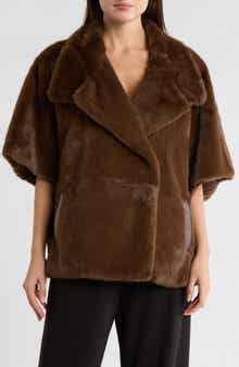La Fiorentina Faux Fur Cape