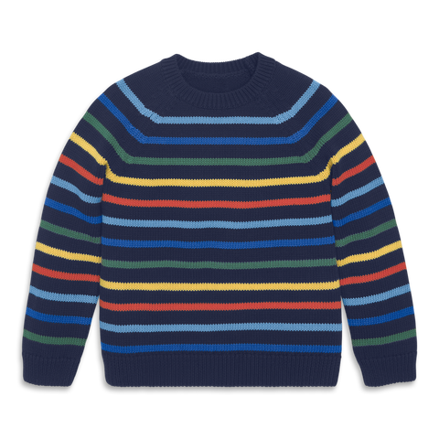 Kids Crewneck Stripe Sweater