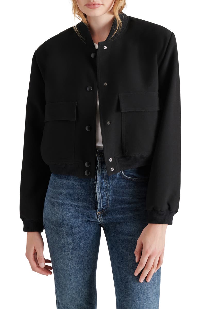Steve Madden Ardine Bomber Jacket, Main, color, 