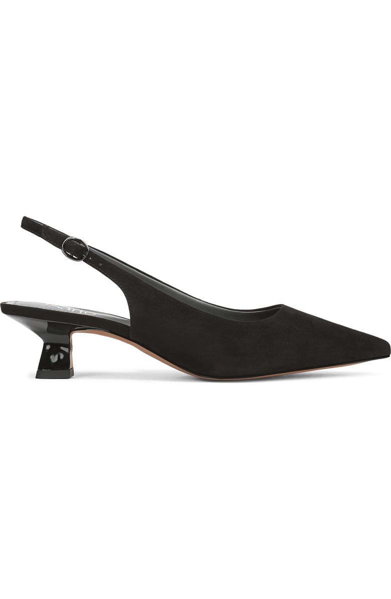 Franco Sarto Jaden Pointed Toe Slingback Pump, Alternate, color, Black