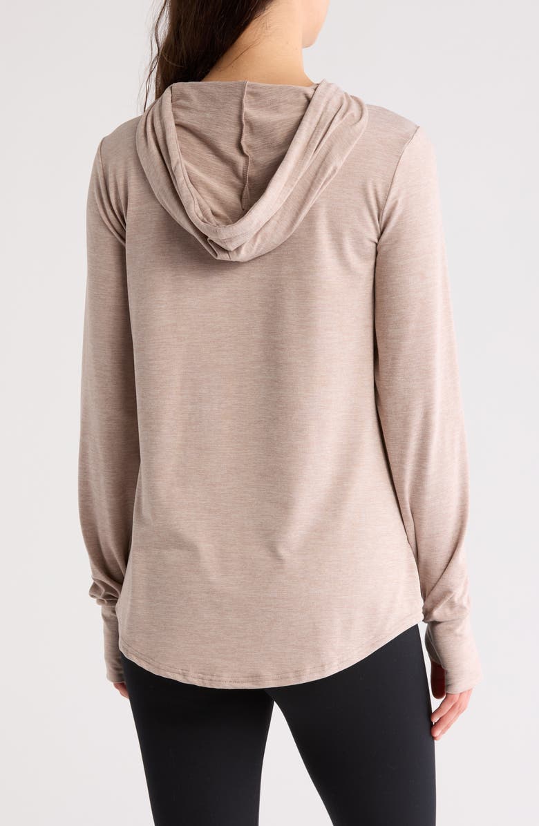 Jessica Simpson Soft Jersey Hooded Tunic Top, Alternate, color,