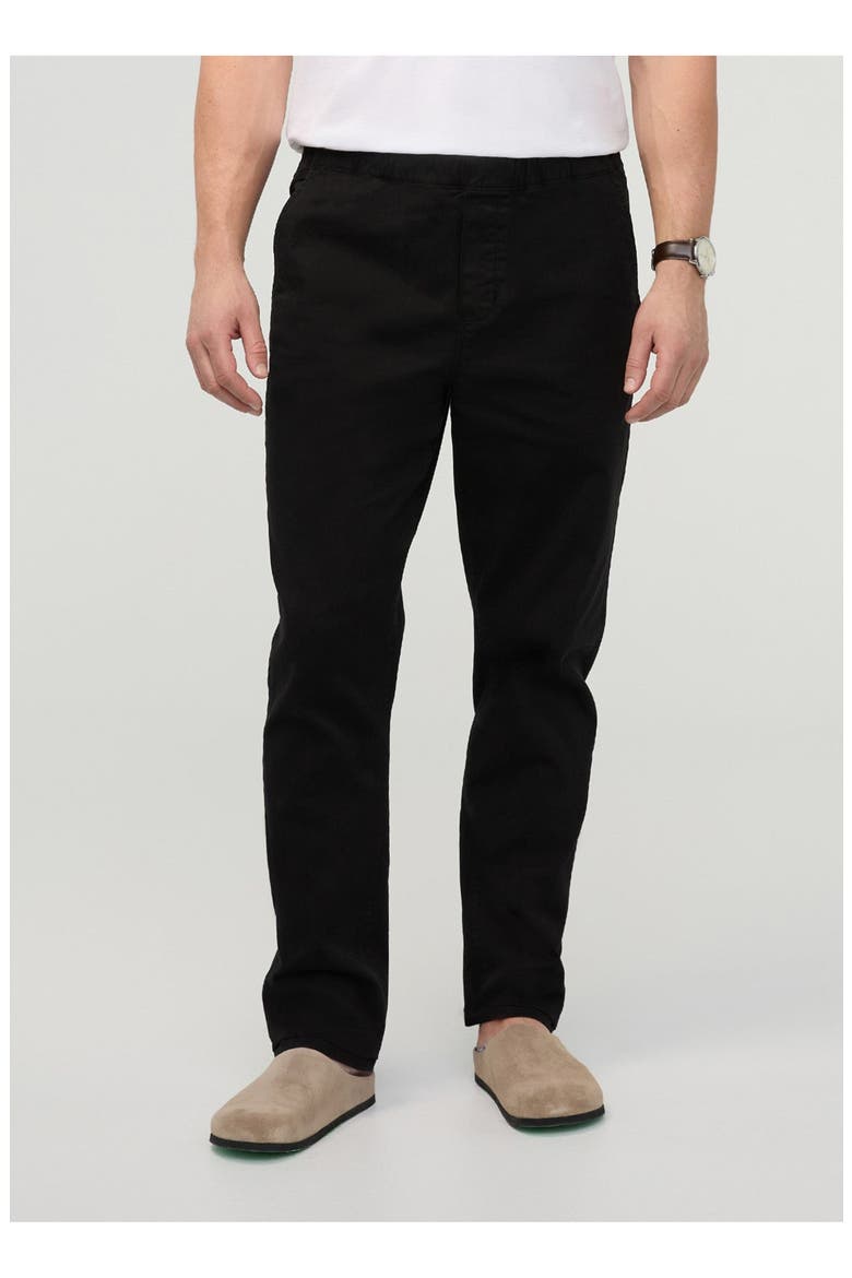 FlexTwill Relaxed Pull On Pant, Alternate, color, Black