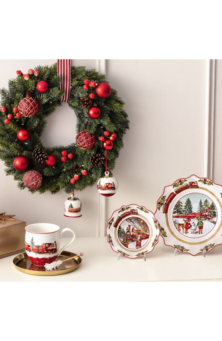 Villeroy & Boch Annual Christmas Edition Bell Ornament 2025, Alternate, color, Multi