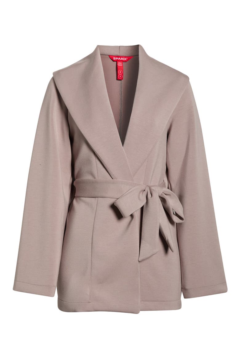 AirEssentials® Luxe Wrap Cardigan, Alternate, color, COASTAL FOG