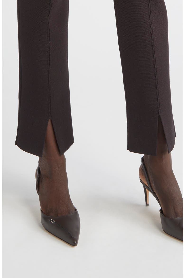 Milano Stretch Knit Slim Leg Pants, Alternate, color, MOCHA