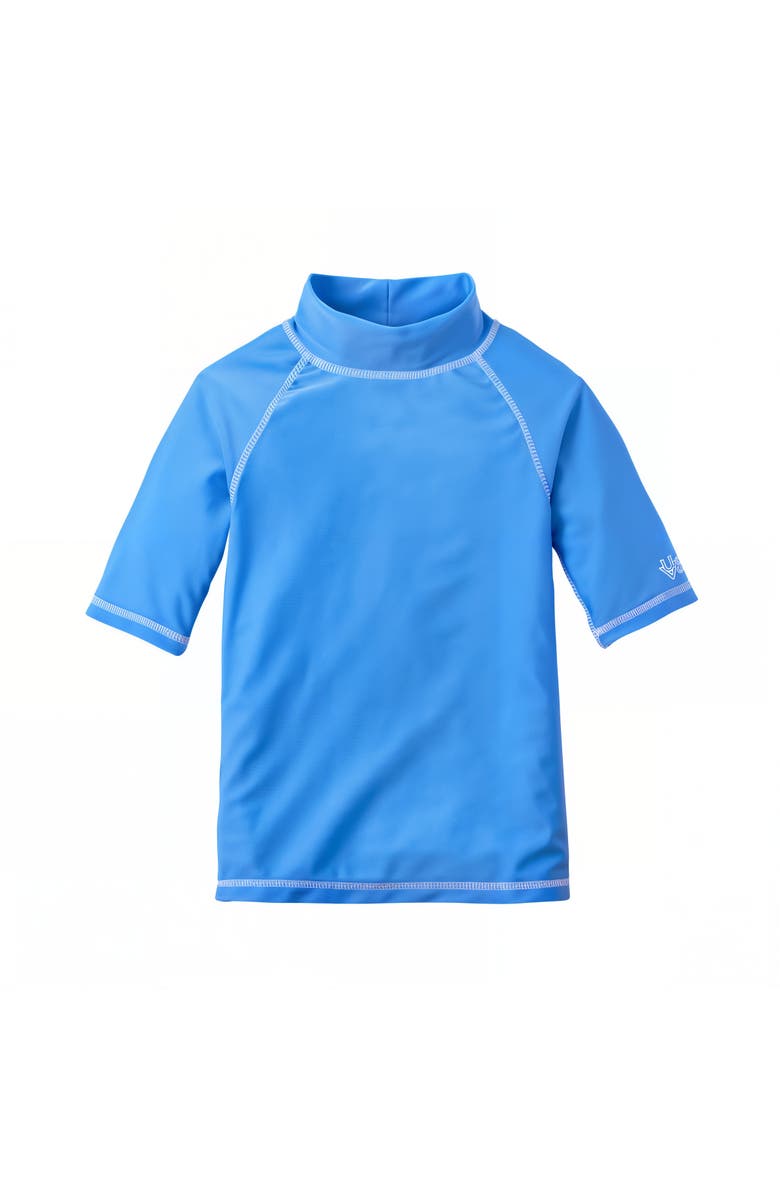 UV Skinz Short Sleeve Sun & Swim Shirt, Main, color, Ocean Blue