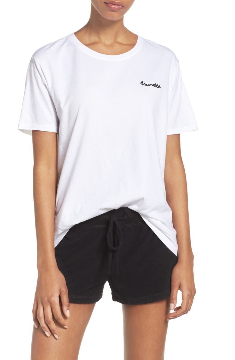 BRUNETTE the Label Brunette Lounge Tee, Main, color,