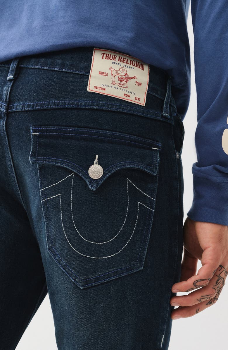 True Religion Rocco Flap Skinny Leg Jeans, Alternate, color, 