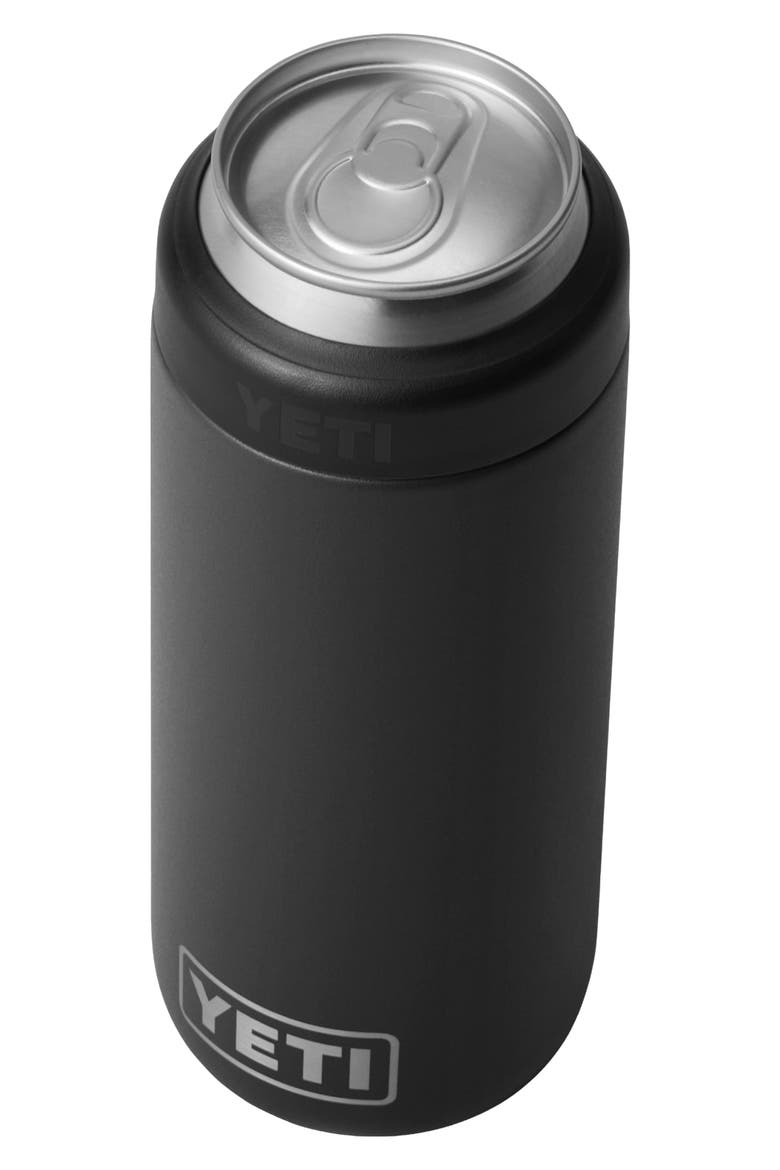 Rambler Colster 12-Ounce Slim Can Cooler, Alternate, color, BLACK