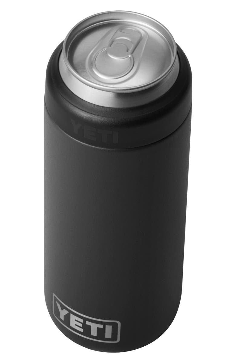 YETI Rambler Colster 12-Ounce Slim Can Cooler, Alternate, color, Black