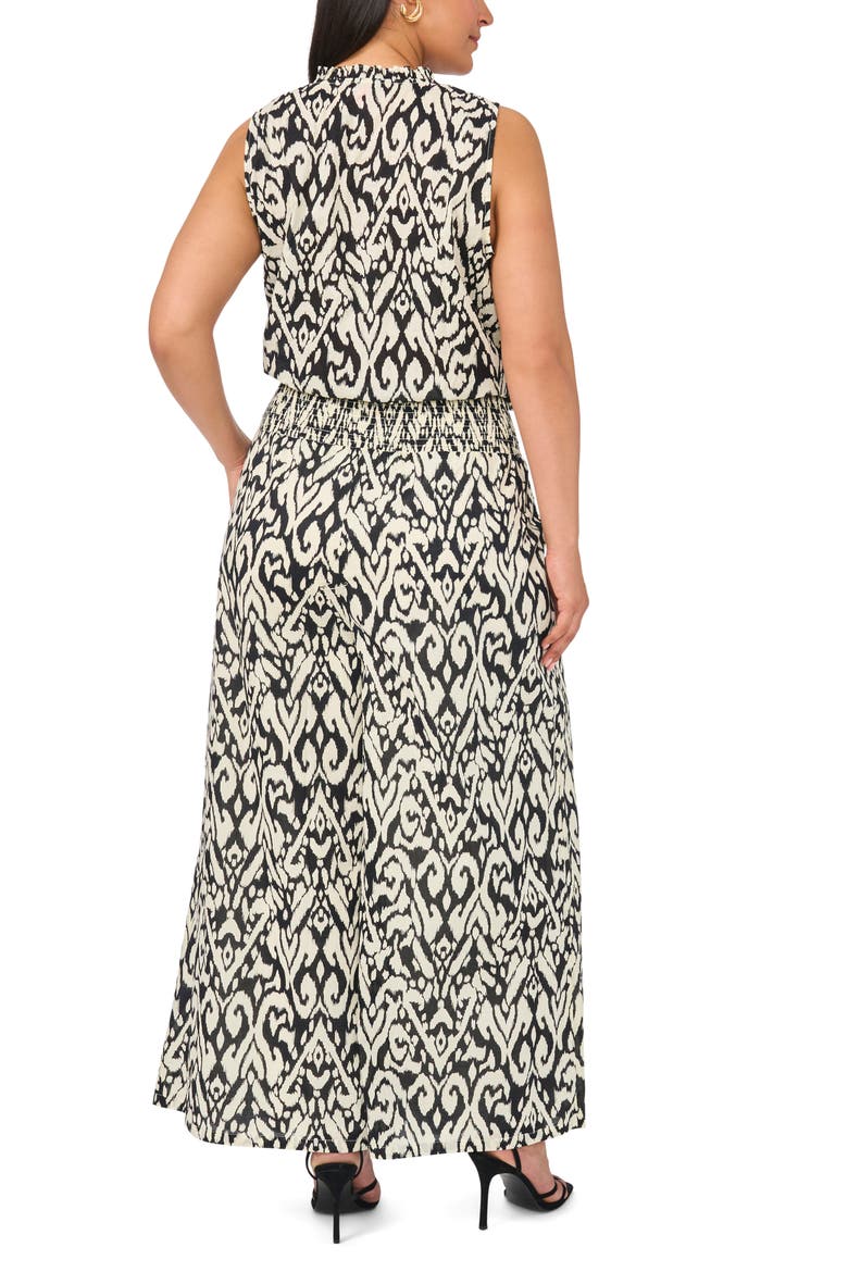 Front Slit Flowy Cotton Shell, Alternate, color, RICH BLACK