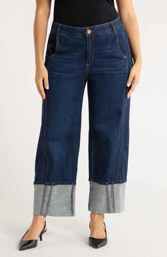 Democracy Cuffed Wide Leg Jeans