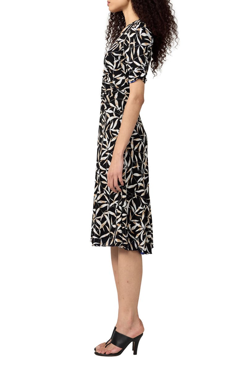 DVF Koren Reversible Dress, Alternate, color, Bay Leaf Black