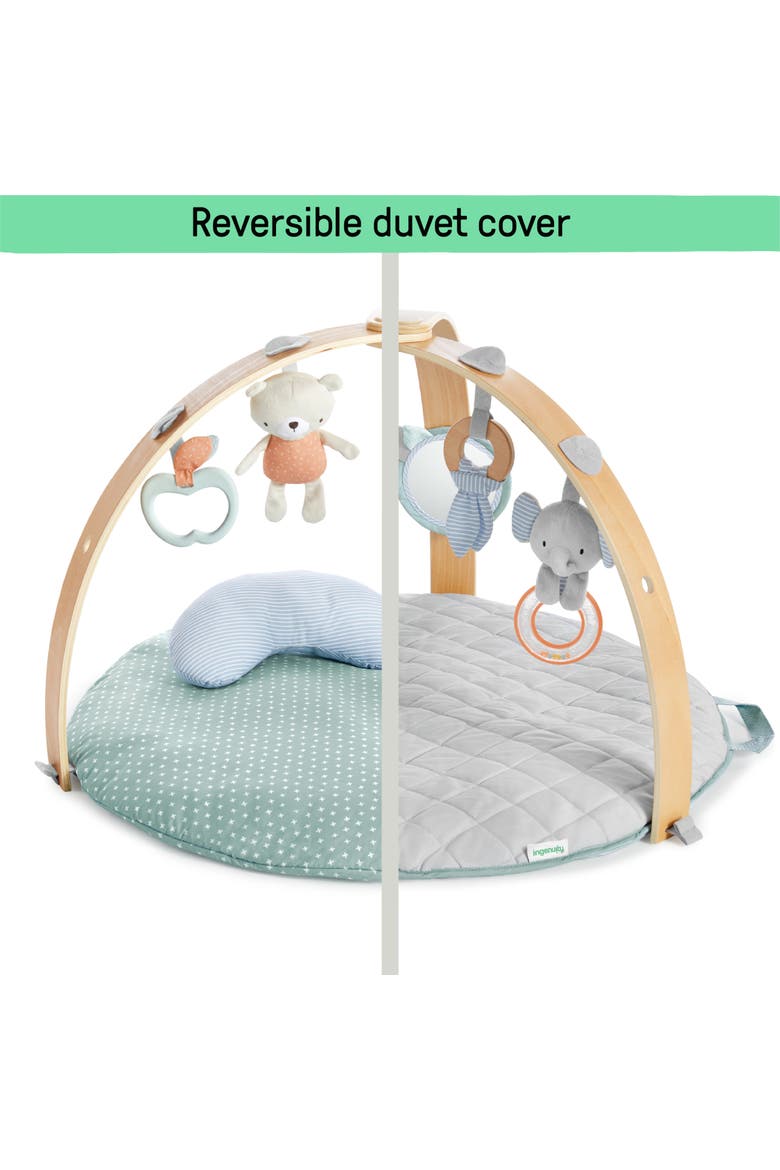 Cozy Spot Duvet Activity Gym with Self-Storage, Alternate, color, MULTICOLORED