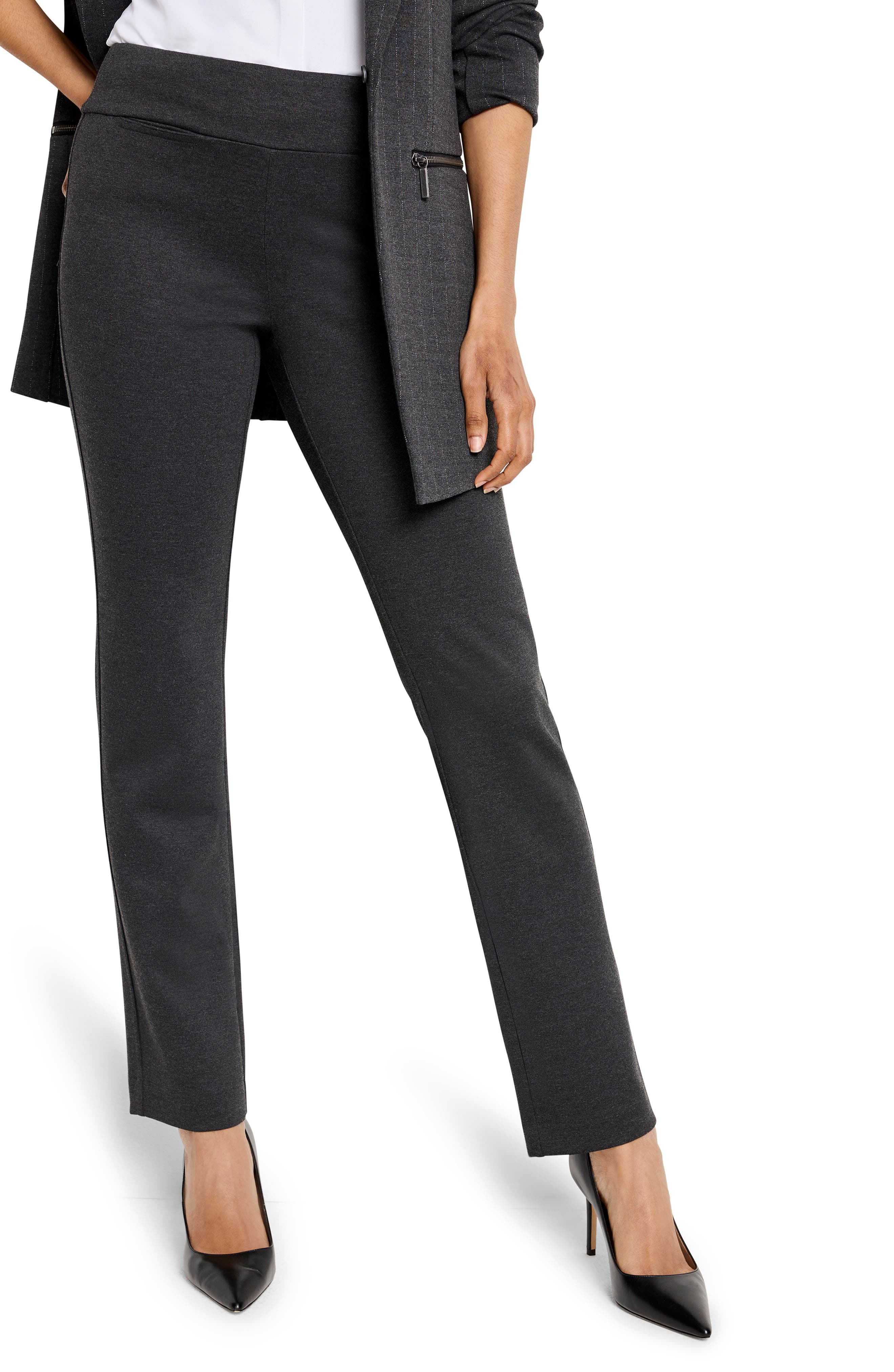 NIC+ZOE Ponte Knit Pull-On Pants