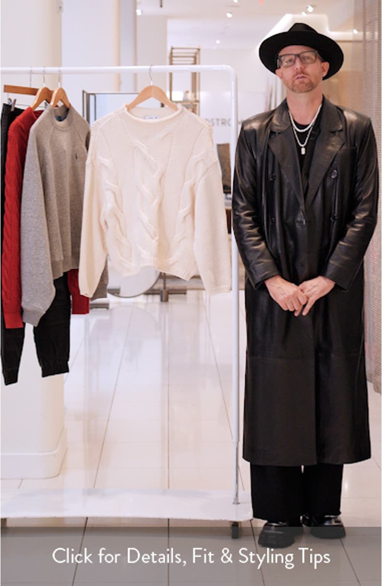 Trenzas Cable Roll Neck Sweater, sales video thumbnail