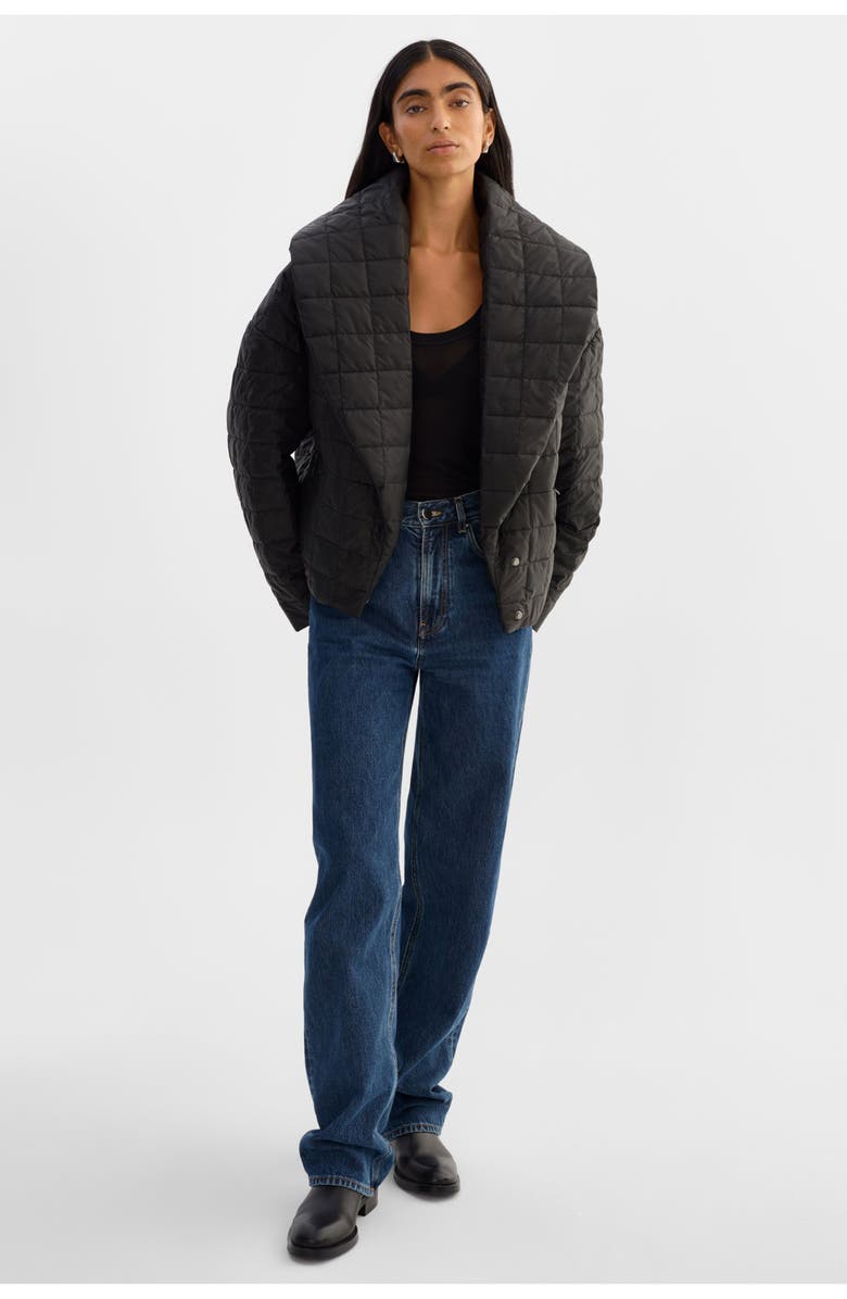 LAMARQUE Melissa | Quilted Padded Coat, Alternate, color, Black