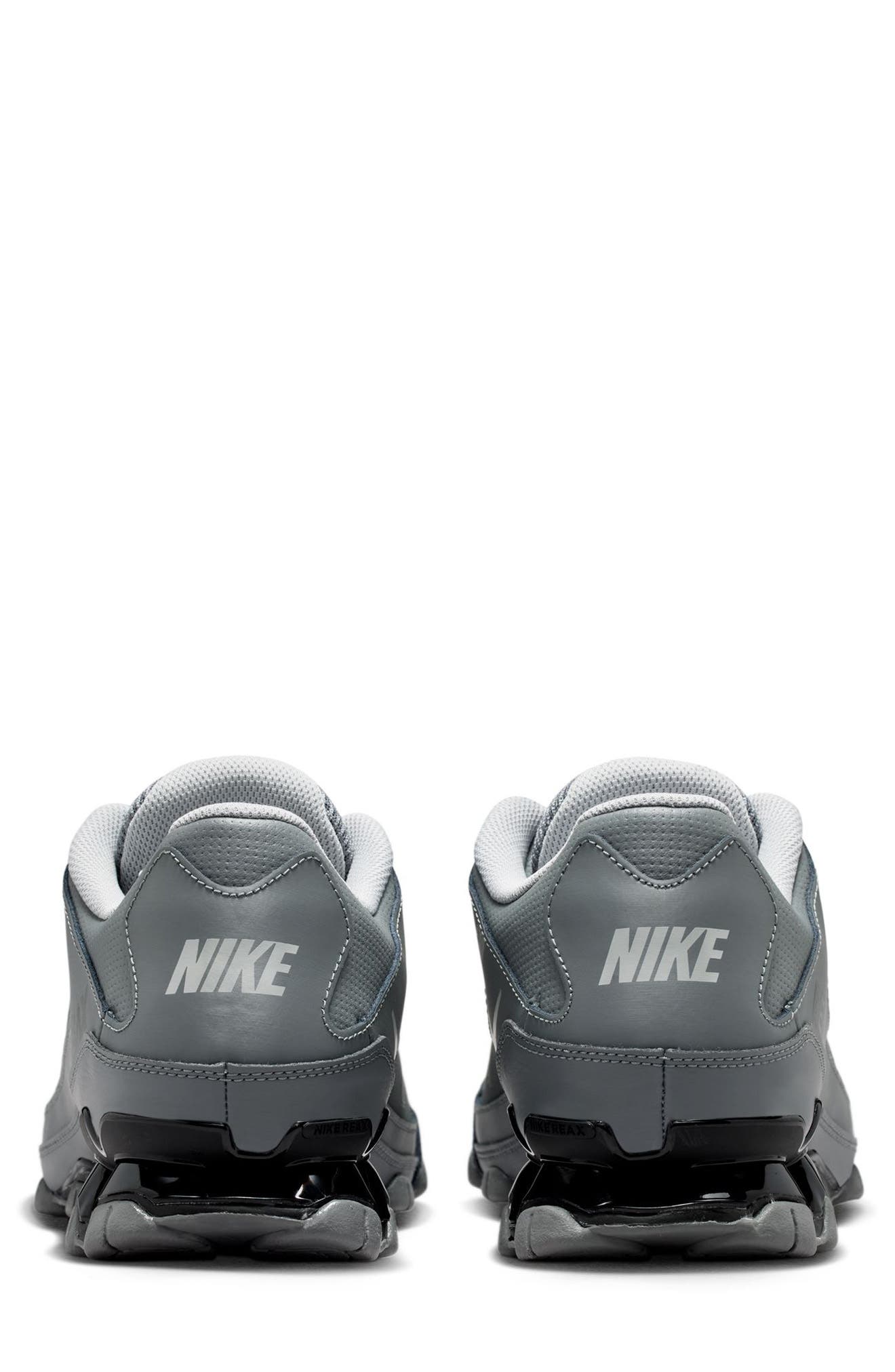 Nike Reax 8 Training Mesh Sneaker, Alternate, color, Smoke Grey/ Black