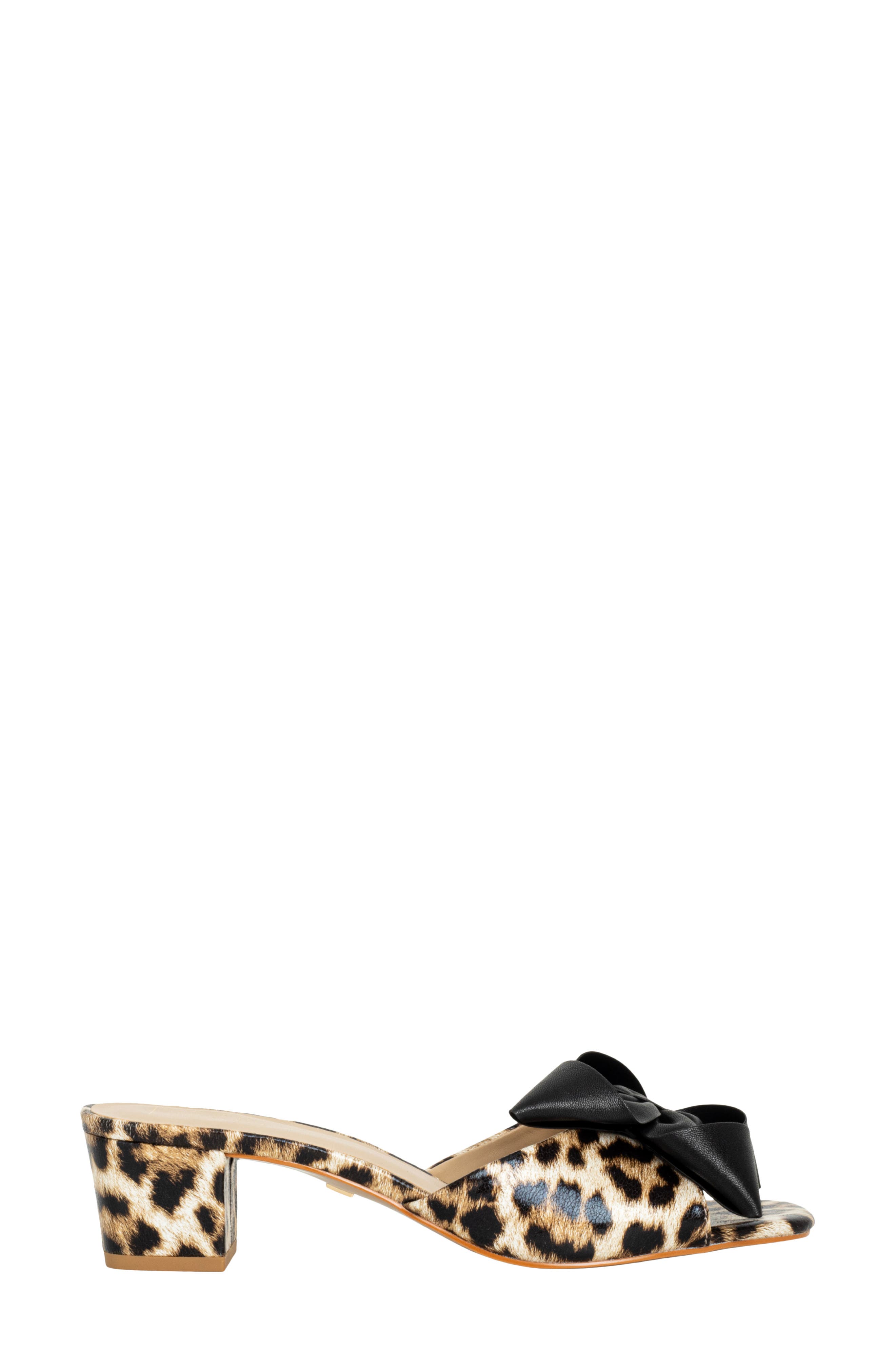 Flora Slide Sandal, Alternate, color, LEOPARD PRINT