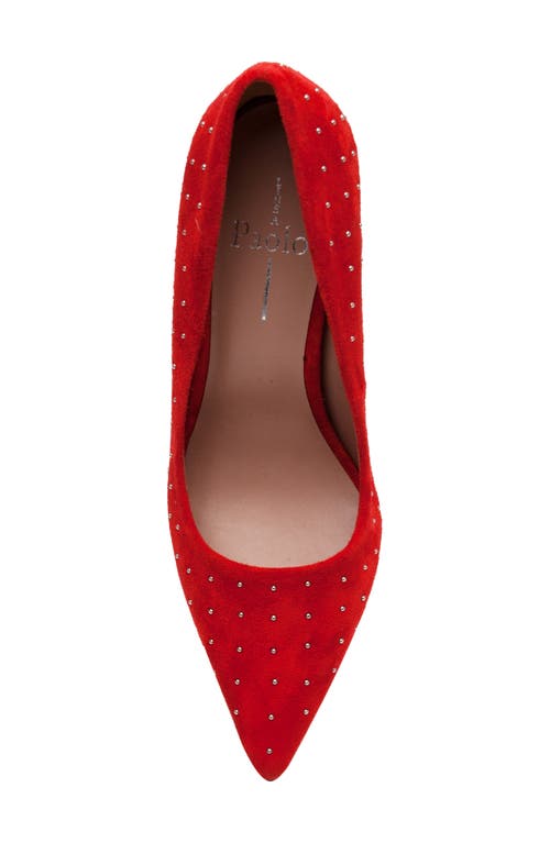 Linea Paolo Pamila Pointed Toe Pump In Aurora Red