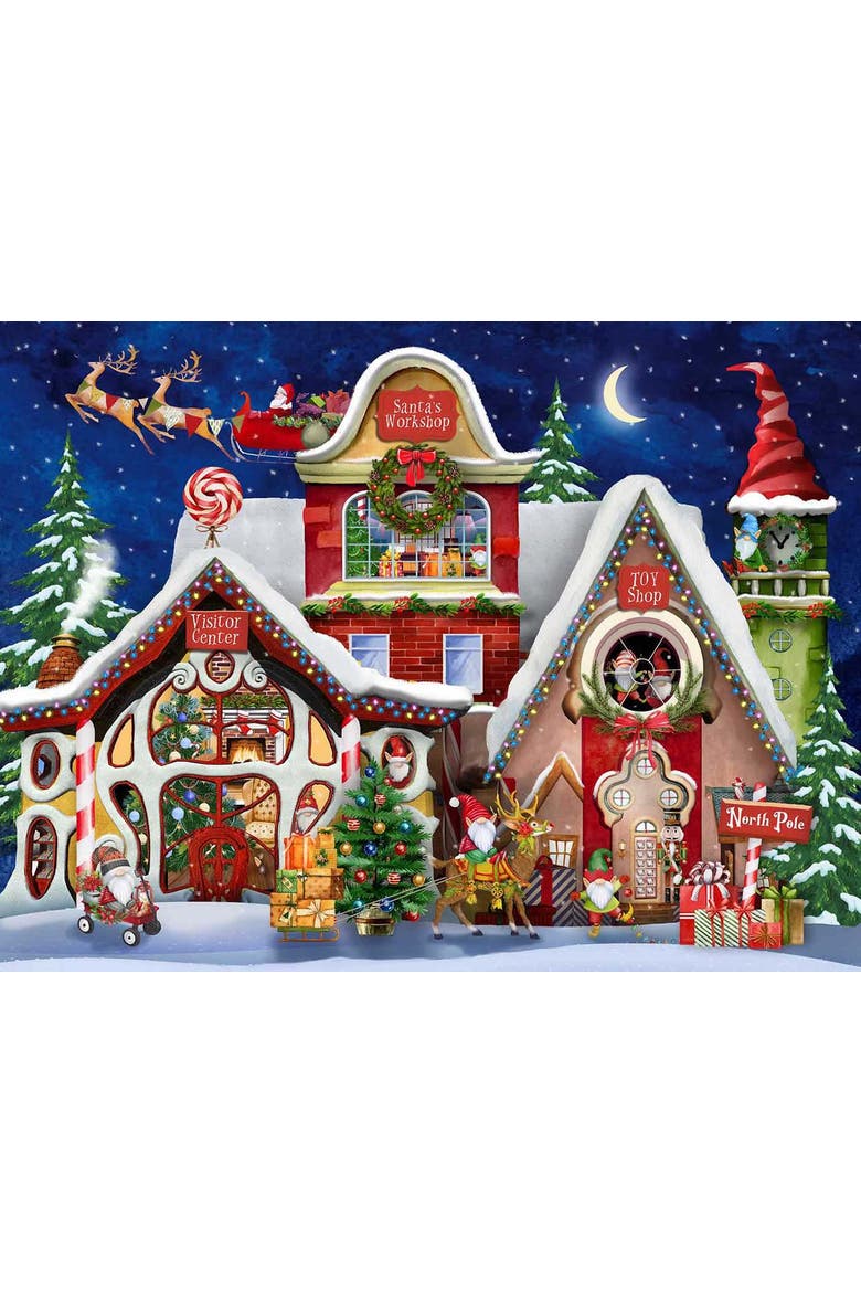 Christmas Workshop 500 piece Jigsaw Puzzle for Adults, Alternate, color, Multicolor